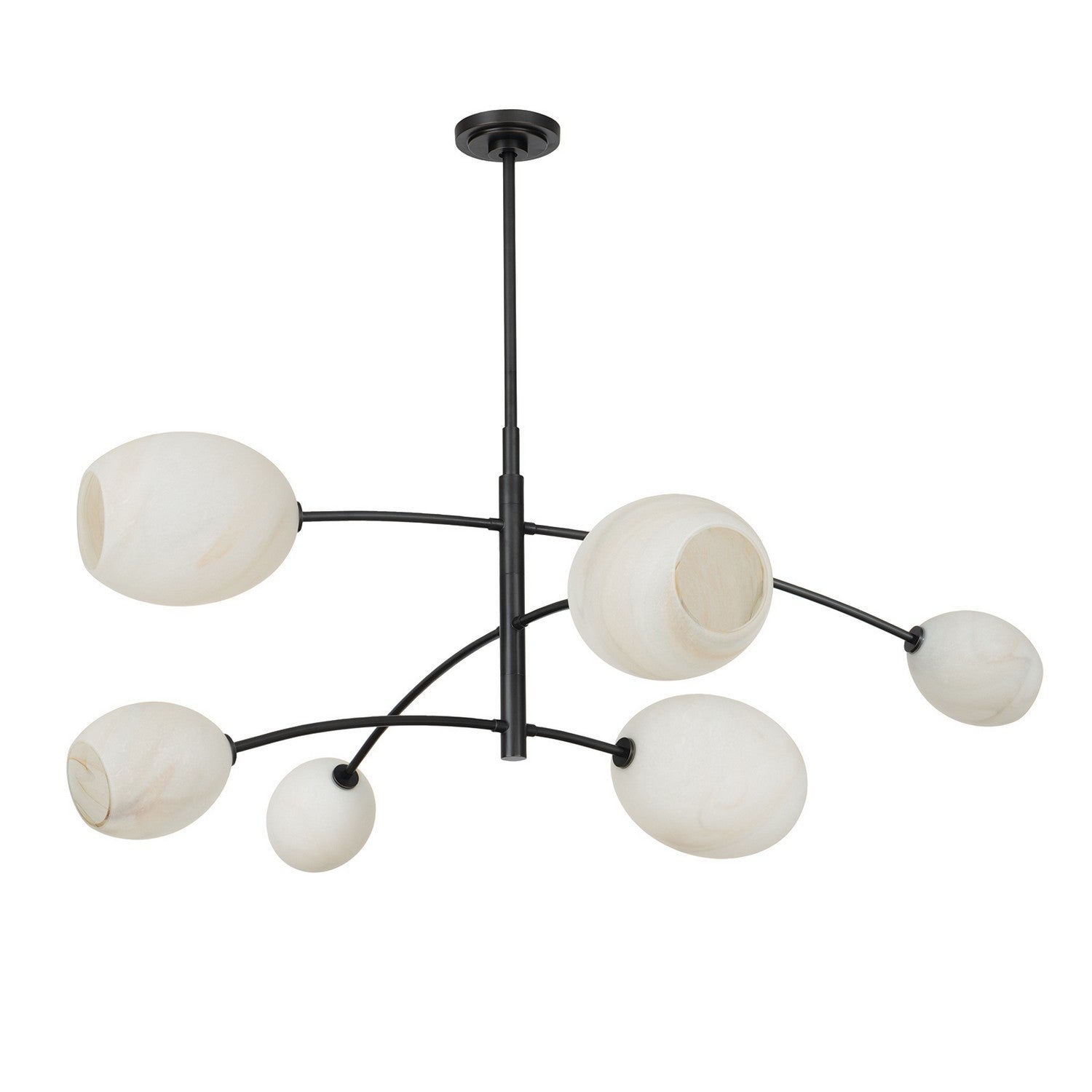 Regina Andrew Six Light Chandelier from the Artemis collection in Oil Rubbed Bronze finish