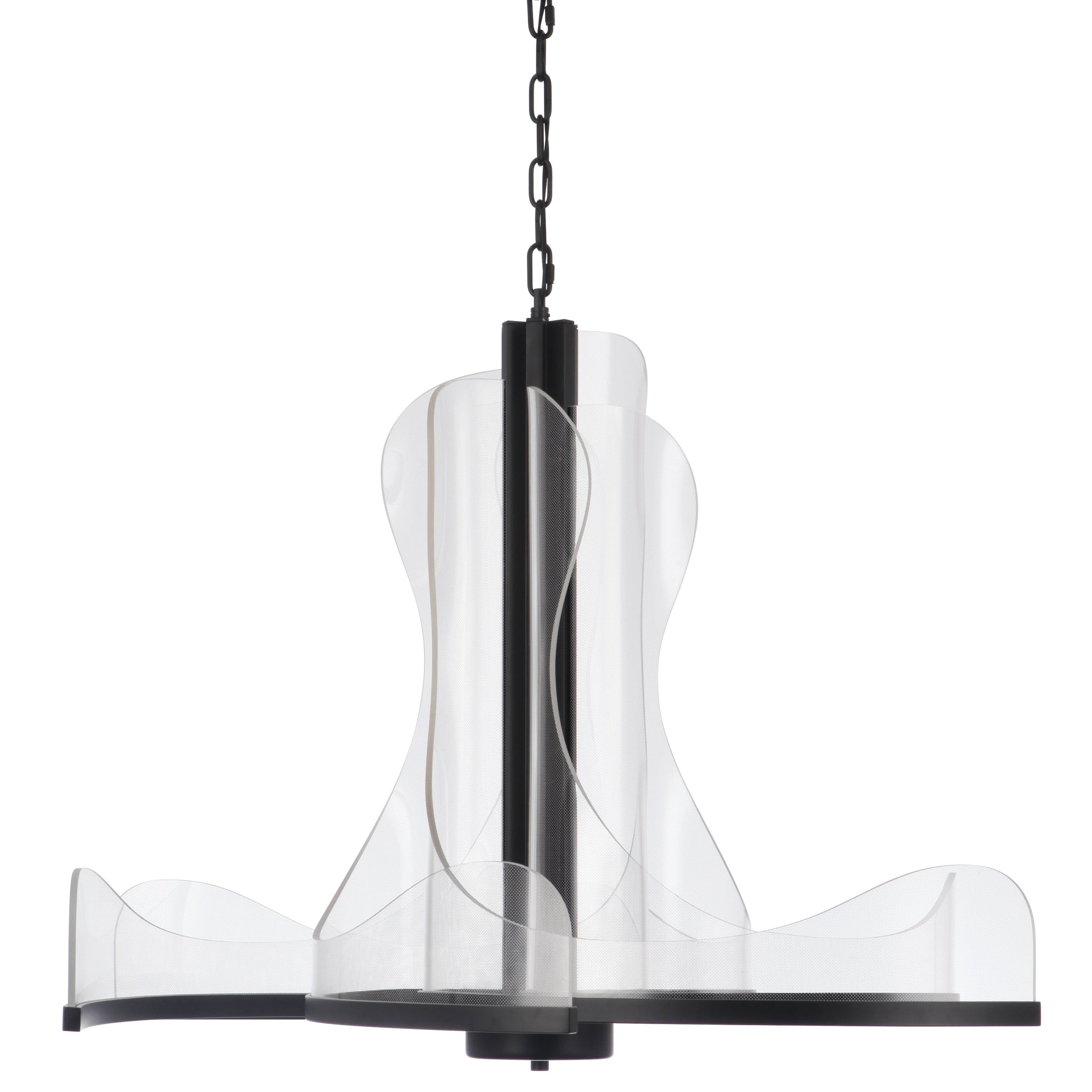 Craftmade LED Chandelier from the Estrella collection in Flat Black finish