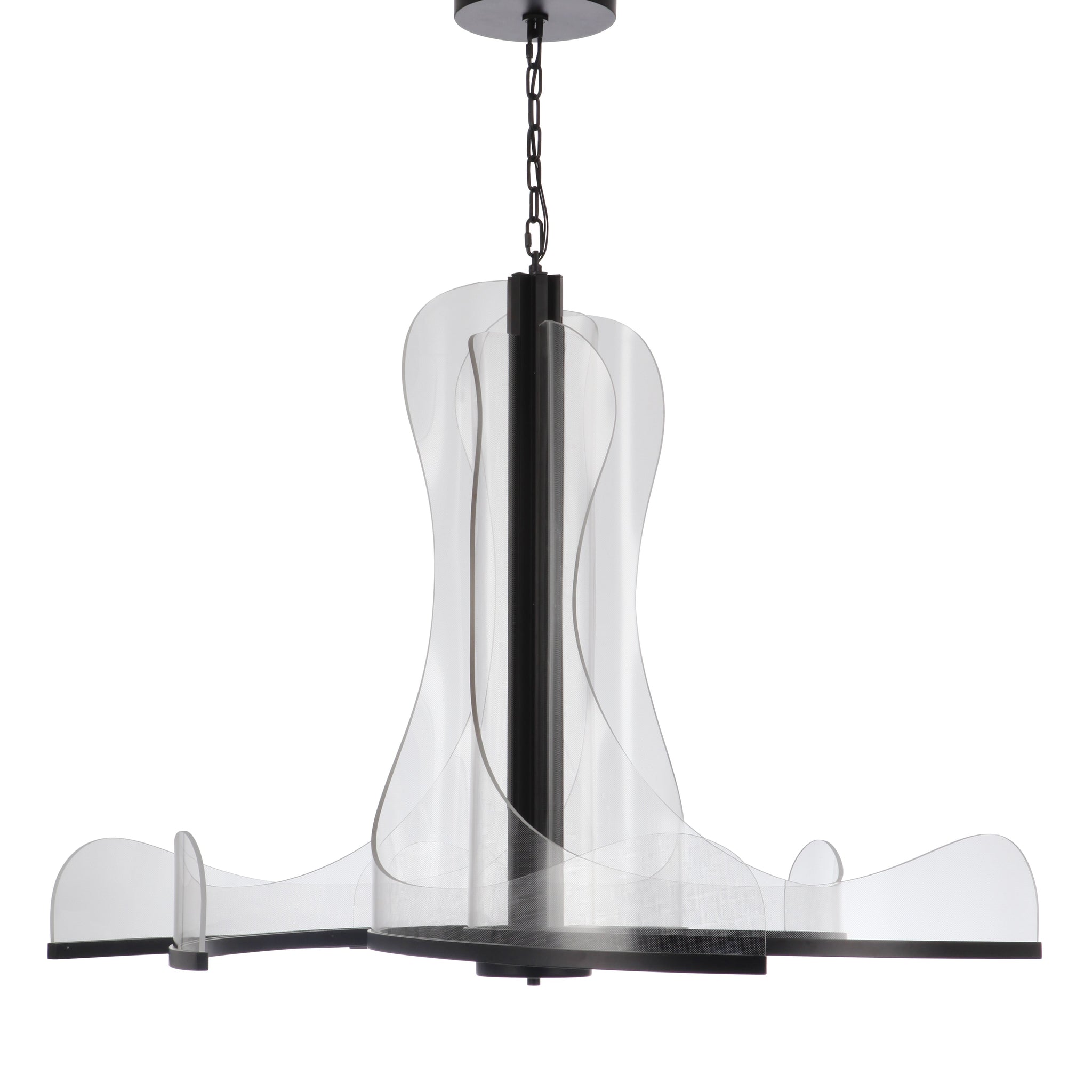 Craftmade LED Chandelier from the Estrella collection in Flat Black finish