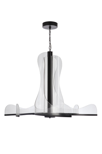 Craftmade LED Chandelier from the Estrella collection in Flat Black finish