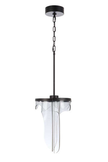 Craftmade LED Pendant from the Estrella collection in Flat Black finish