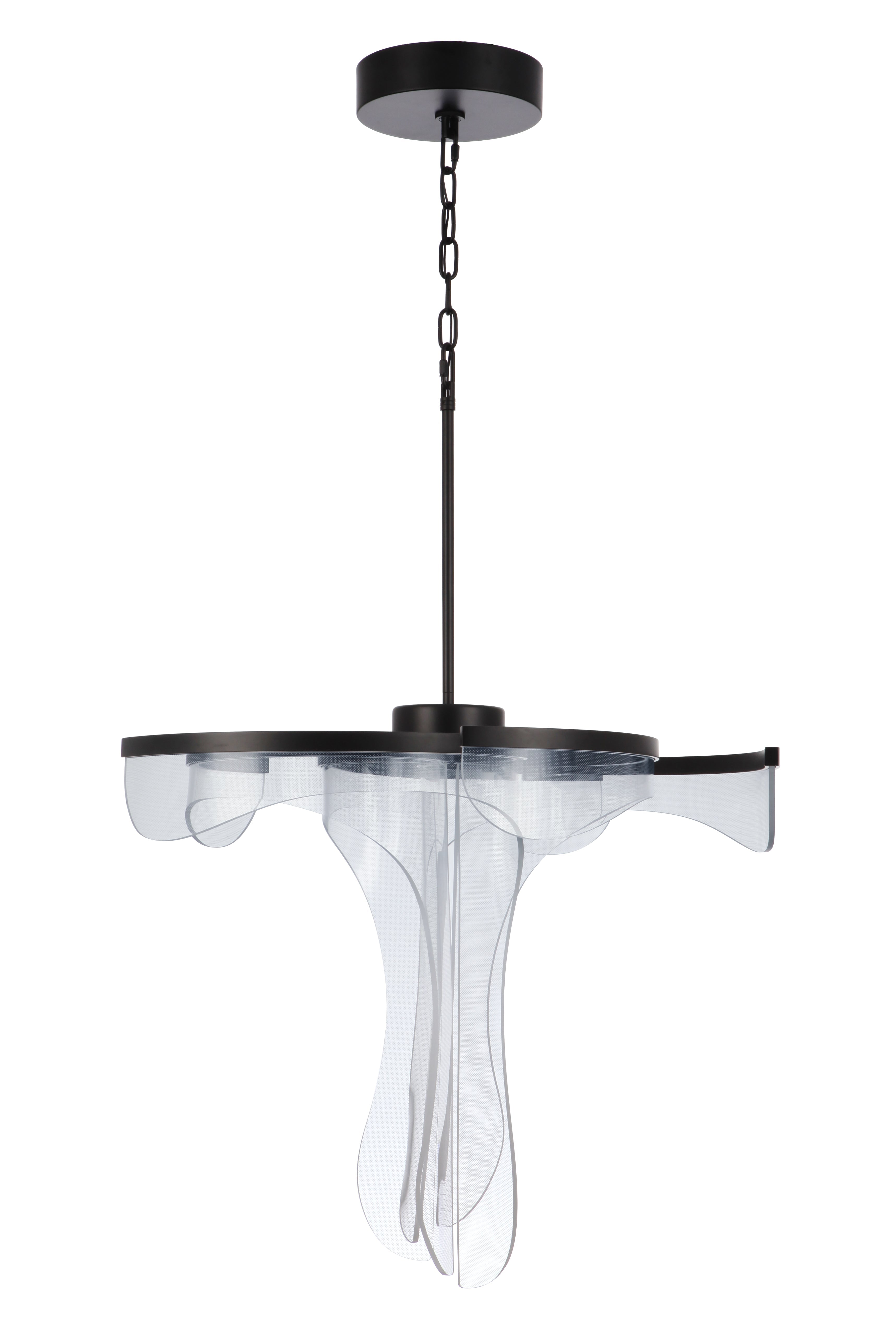 Craftmade LED Pendant from the Estrella collection in Flat Black finish