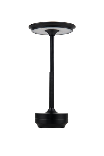 Craftmade LED Rechargeable Lamp from the Riki collection in Flat Black finish