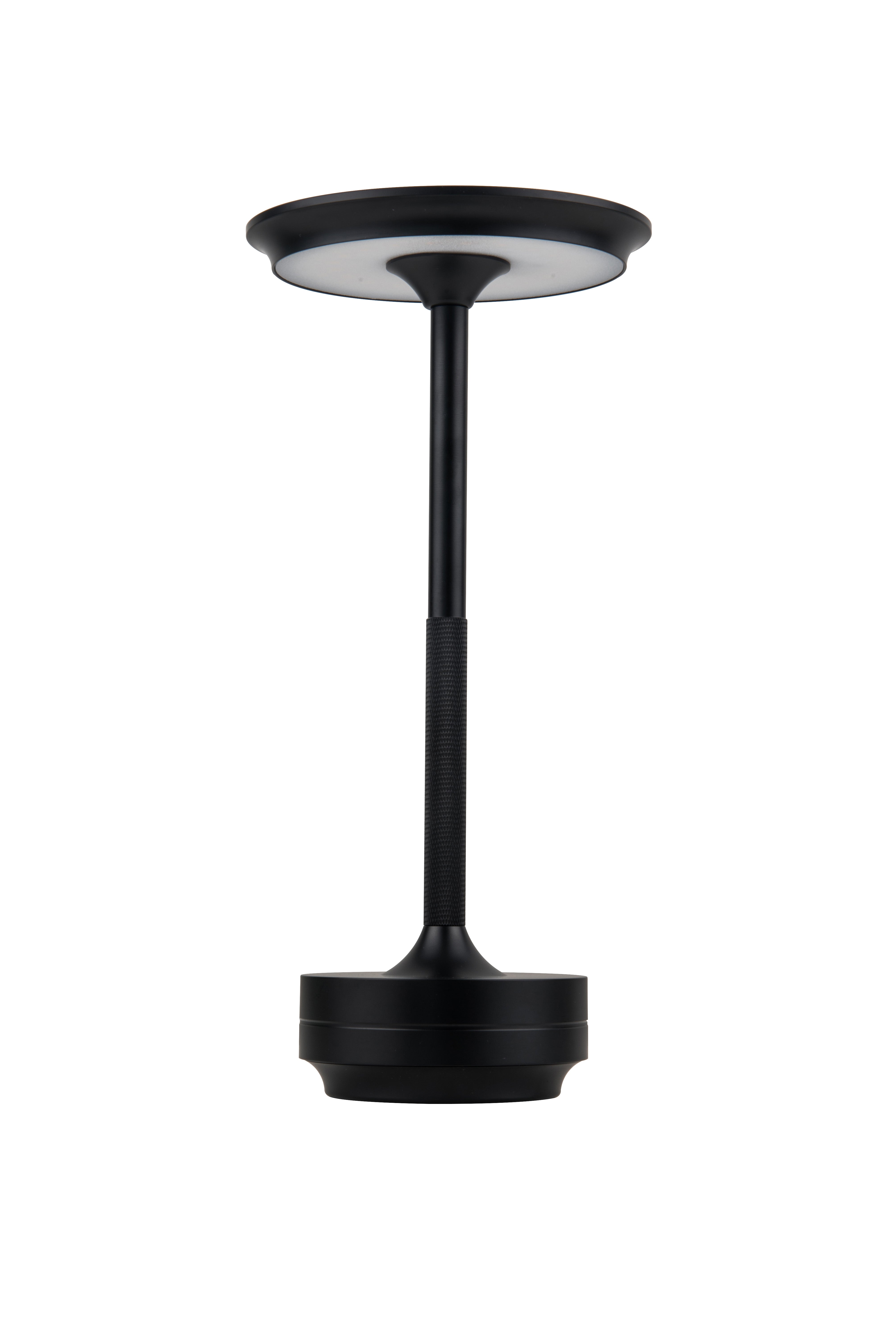 Craftmade LED Rechargeable Lamp from the Riki collection in Flat Black finish