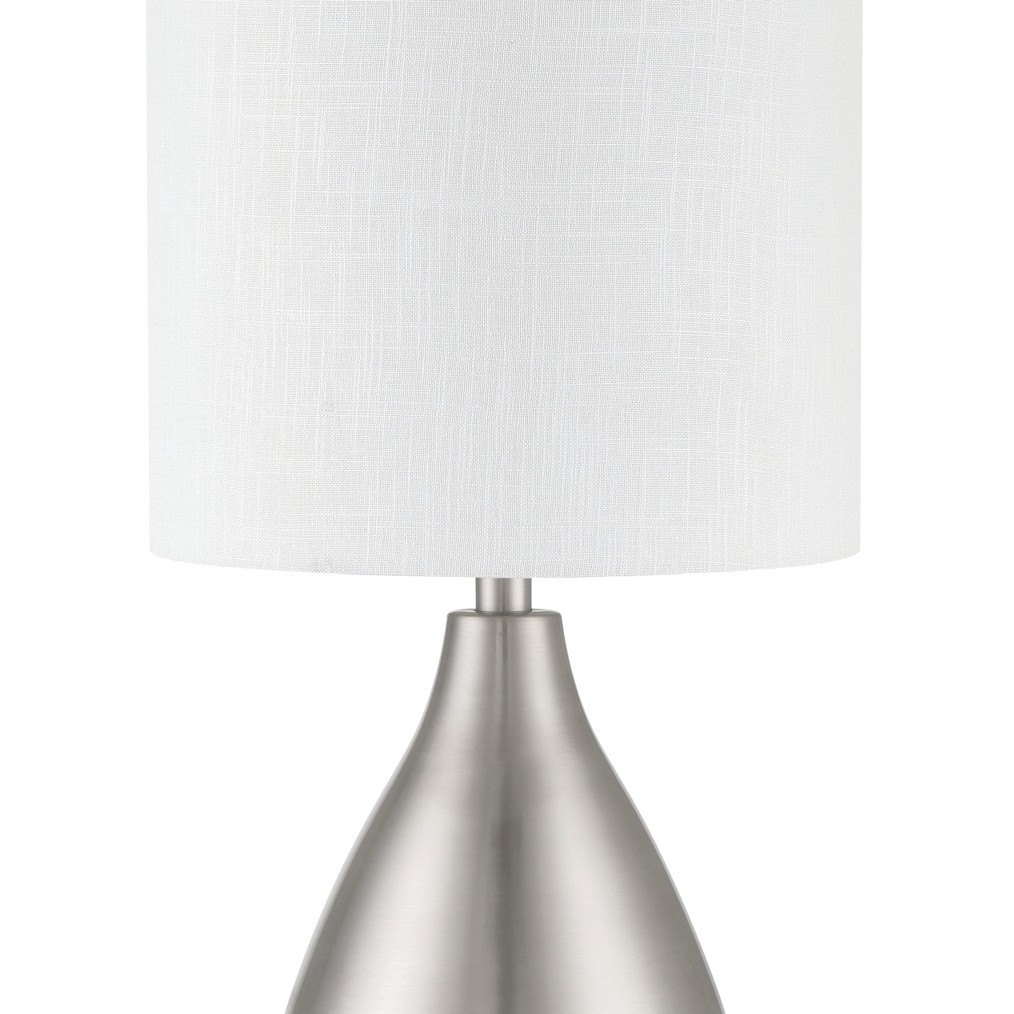 Craftmade One Light Table Lamp from the Leri collection in Brushed Polished Nickel finish
