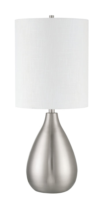 Craftmade One Light Table Lamp from the Leri collection in Brushed Polished Nickel finish