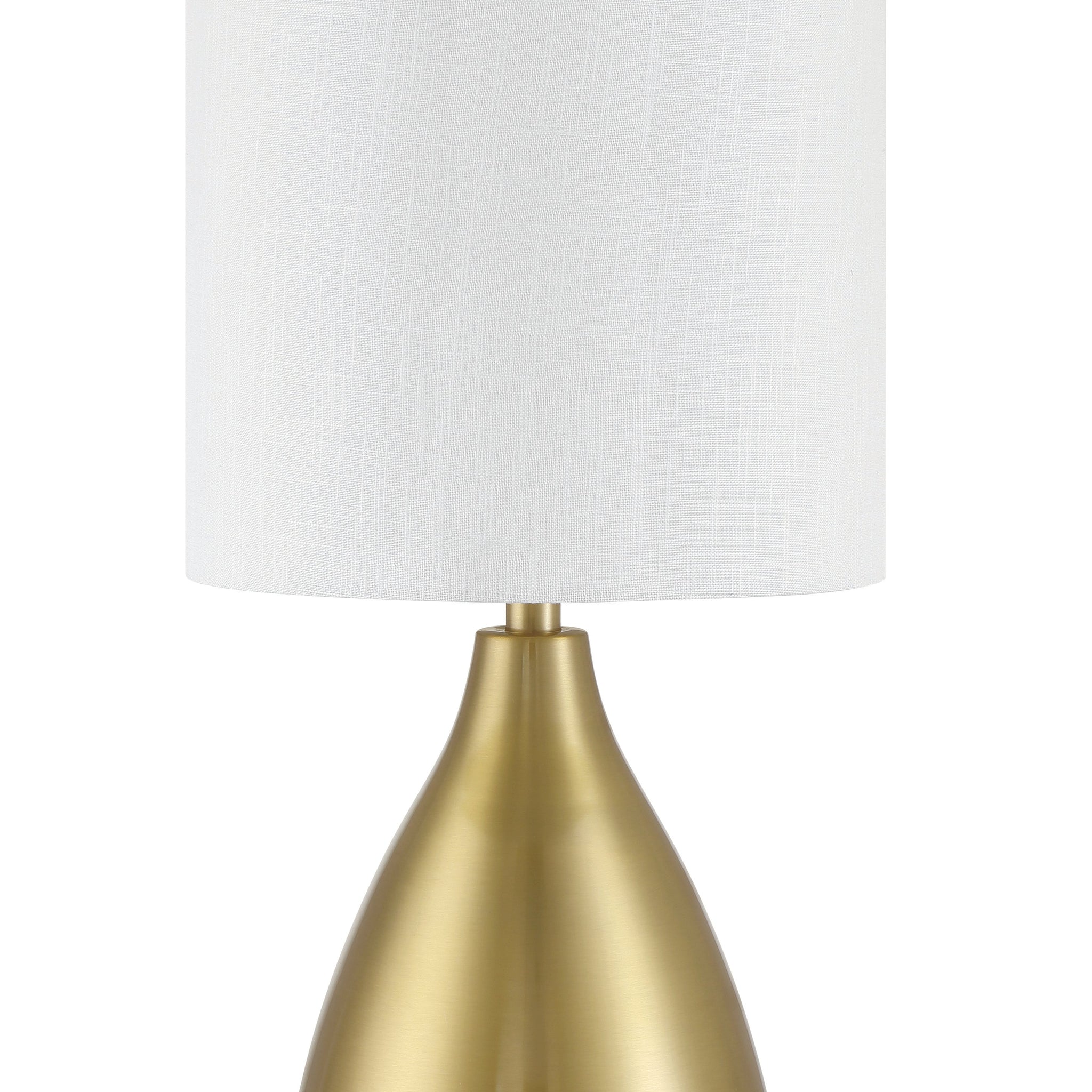 Craftmade One Light Table Lamp from the Leri collection in Satin Brass finish