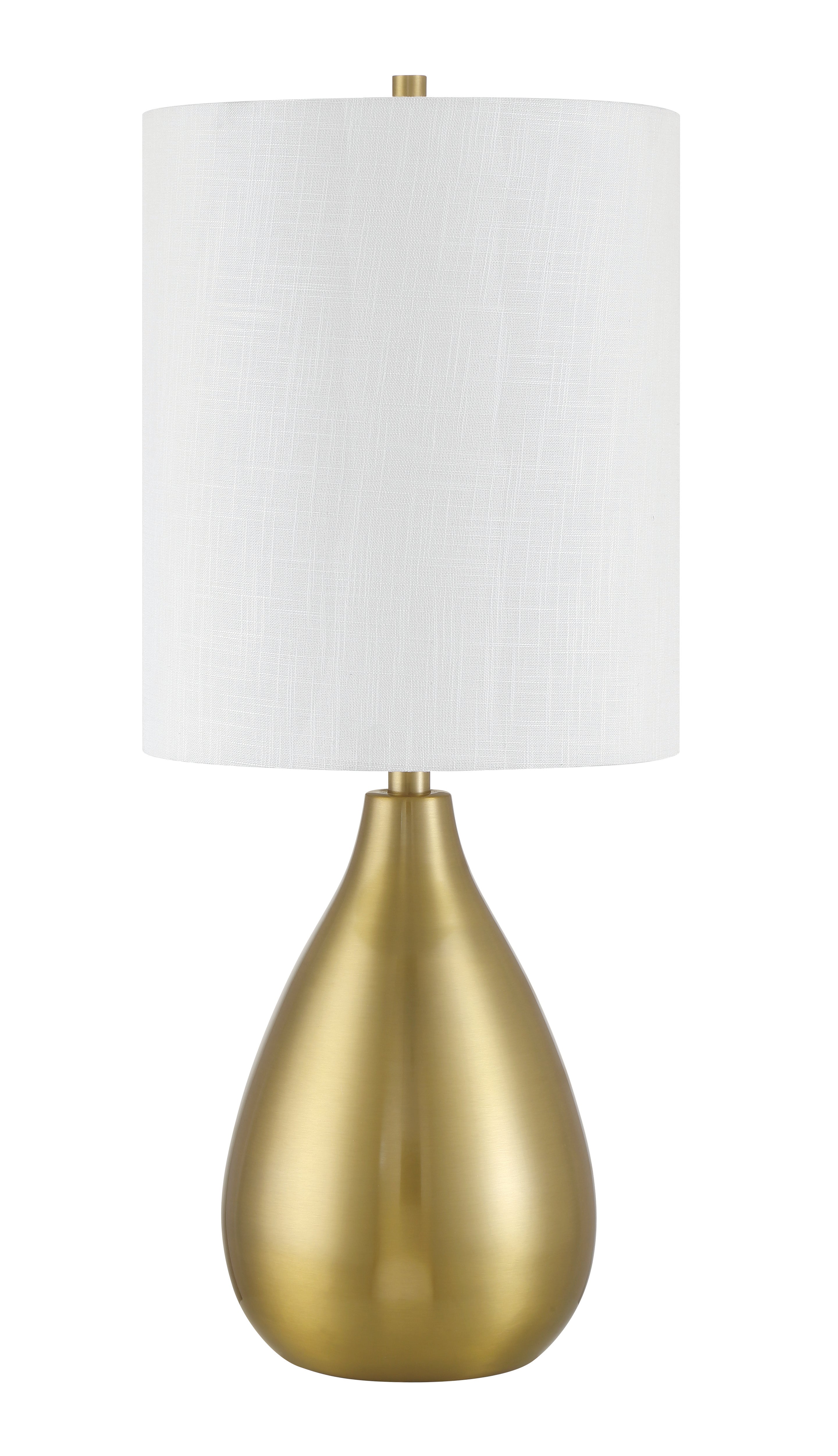 Craftmade One Light Table Lamp from the Leri collection in Satin Brass finish