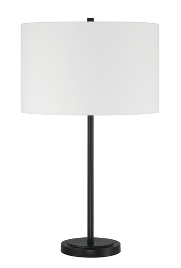 Craftmade One Light Table Lamp from the Jones collection in Flat Black finish