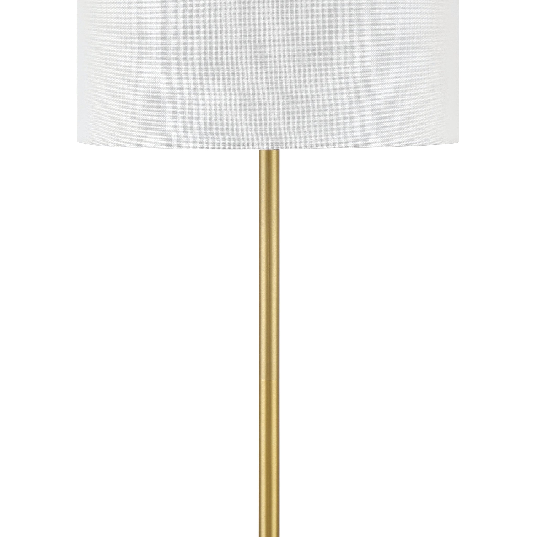 Craftmade One Light Table Lamp from the Jones collection in Satin Brass finish
