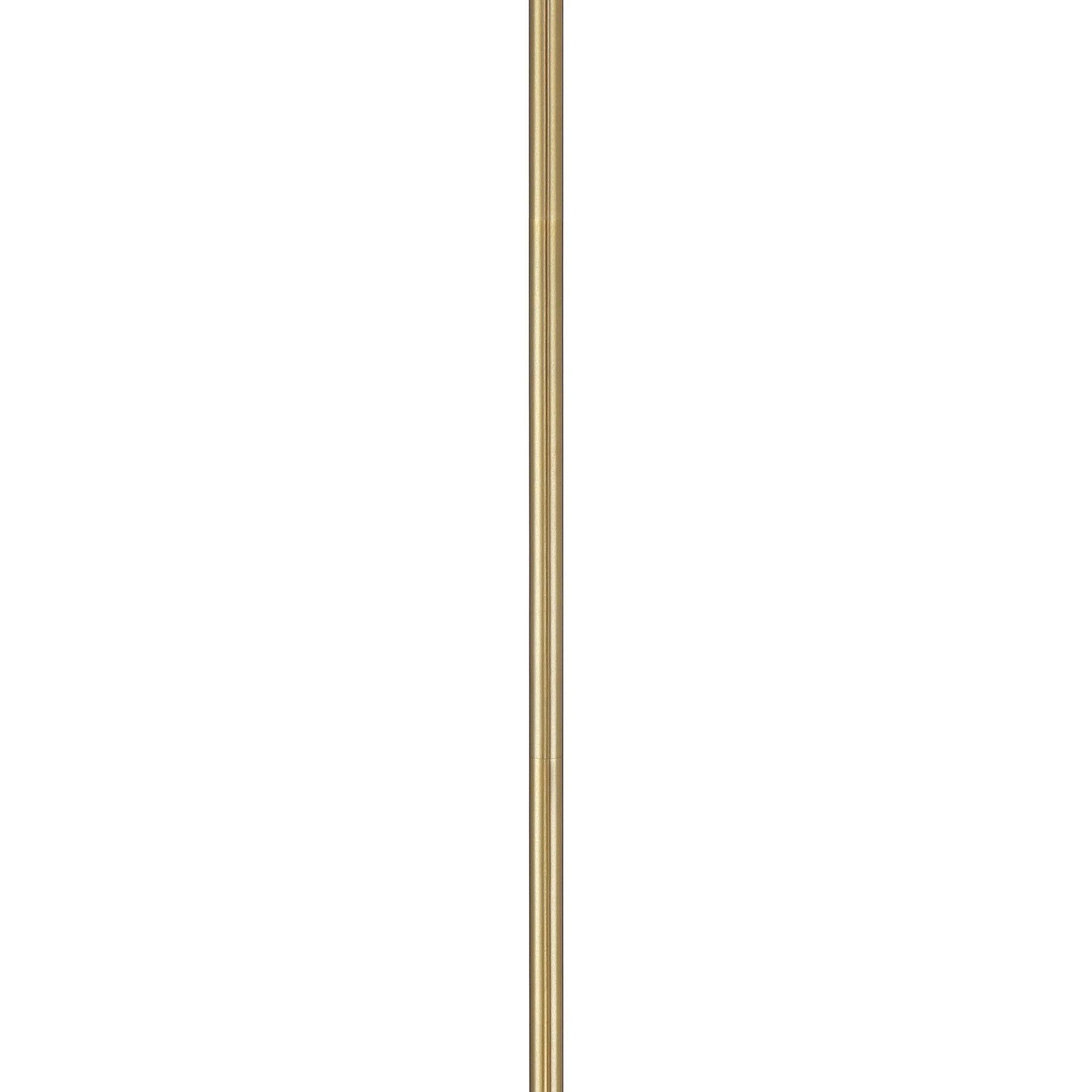 Craftmade One Light Floor Lamp from the Jones collection in Satin Brass finish