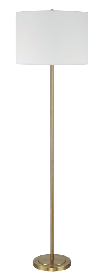 Craftmade One Light Floor Lamp from the Jones collection in Satin Brass finish