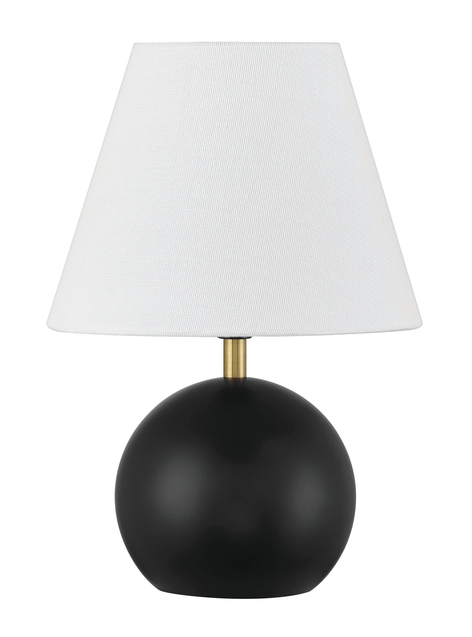 Craftmade One Light Table Lamp from the Olive collection in Flat Black/Satin Brass finish