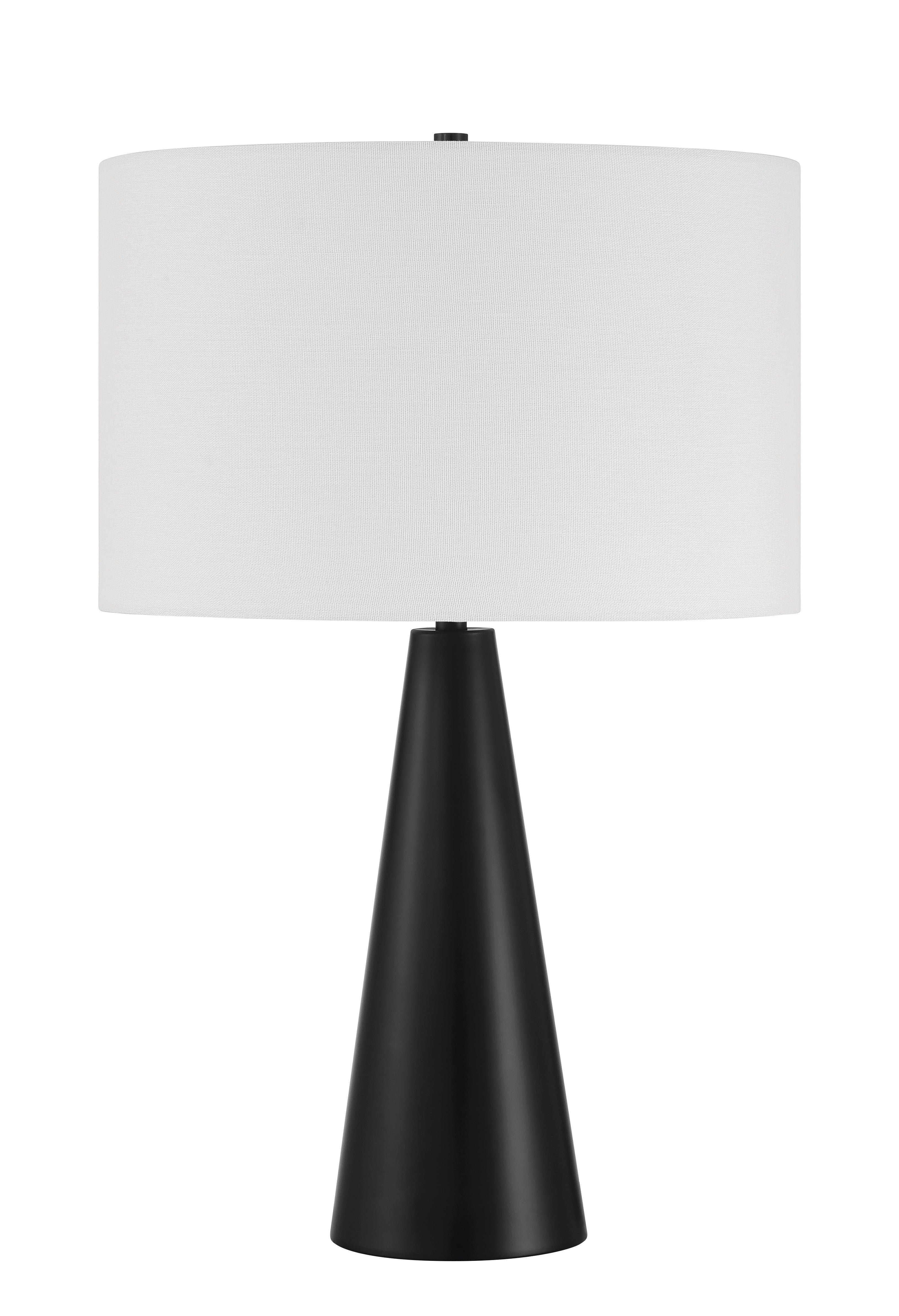Craftmade One Light Table Lamp from the Keefer collection in Flat Black finish