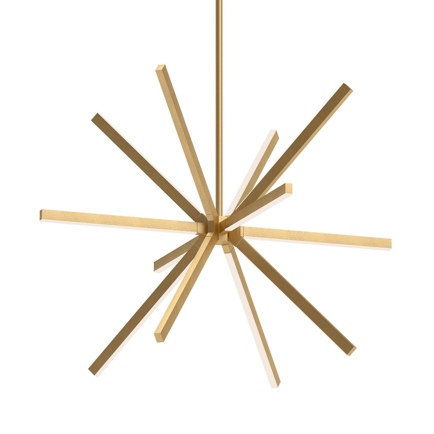 Kuzco Lighting LED Chandelier from the Sirius collection in Brushed Gold finish