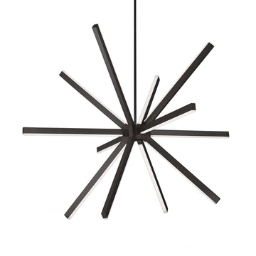 Kuzco Lighting LED Chandelier from the Sirius collection in Black finish