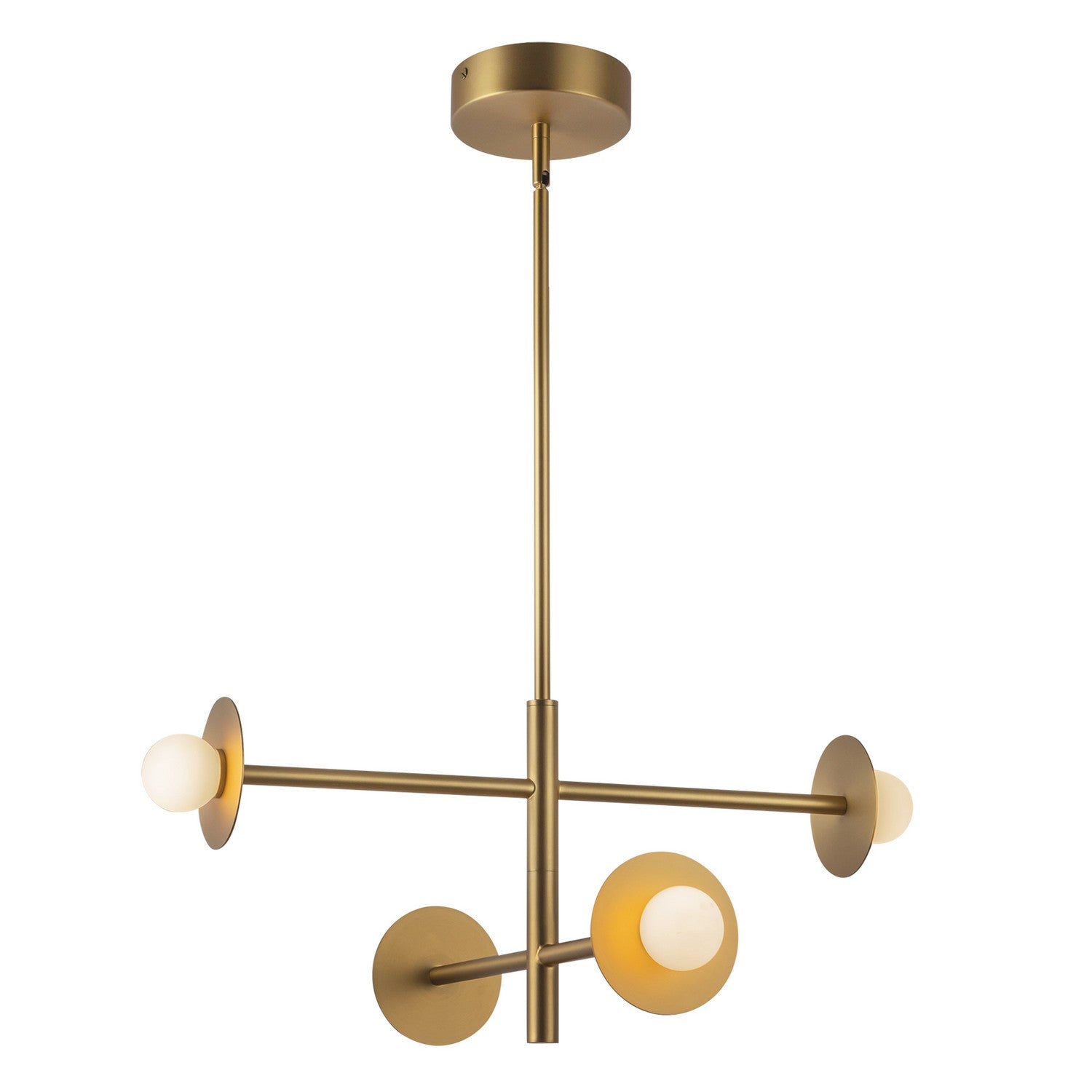 Kuzco Lighting LED Chandelier from the Elixir collection in Brushed Gold finish