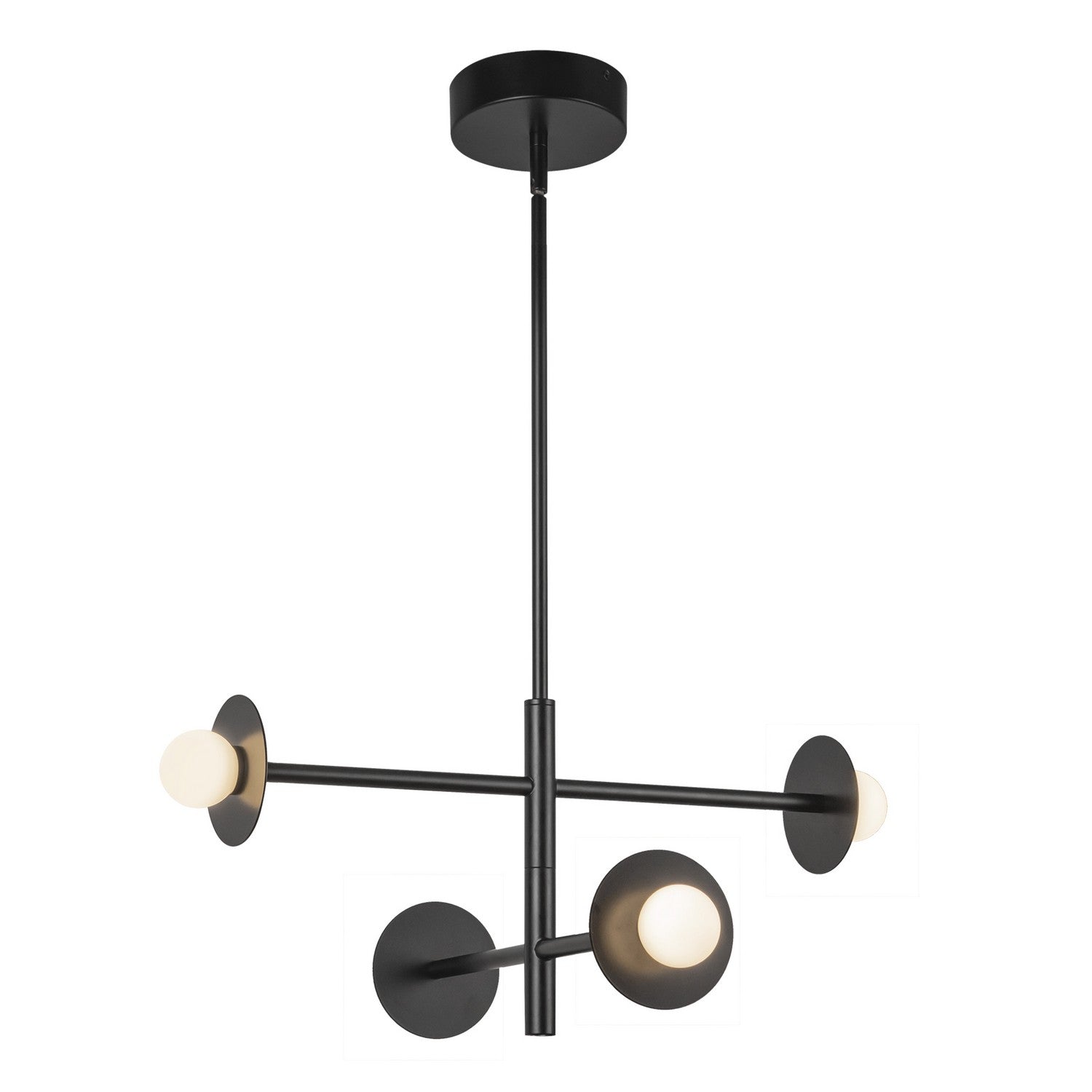 Kuzco Lighting LED Chandelier from the Elixir collection in Black finish