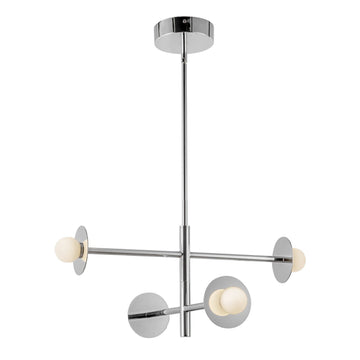 Kuzco Lighting LED Chandelier from the Elixir collection in Chrome finish