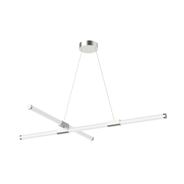 Kuzco Lighting LED Chandelier from the Akari collection in Brushed Nickel finish