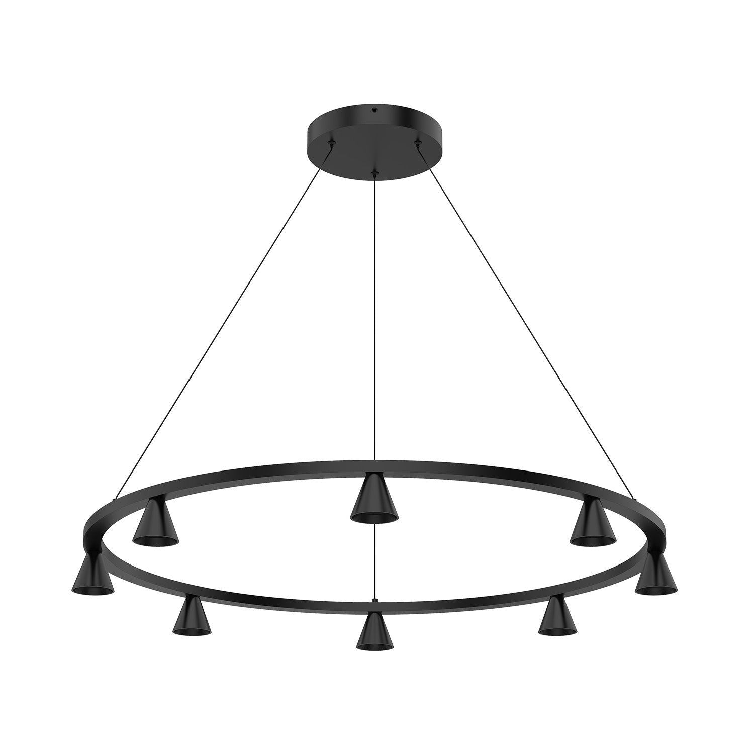 Kuzco Lighting LED Chandelier from the Dune collection in Black finish
