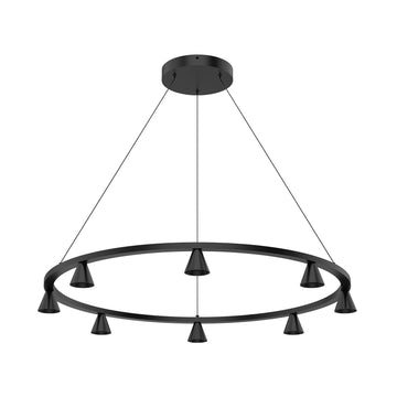 Kuzco Lighting LED Chandelier from the Dune collection in Black finish
