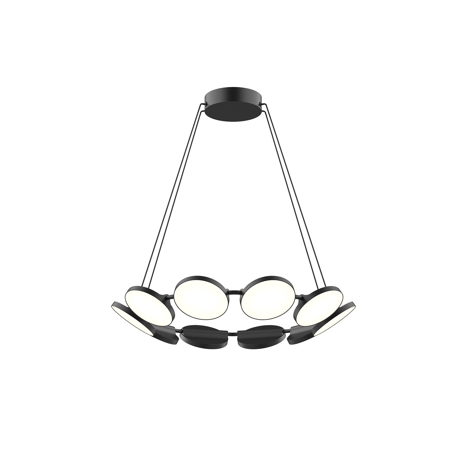 Kuzco Lighting LED Chandelier from the Novel collection in Black finish