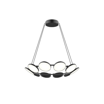 Kuzco Lighting LED Chandelier from the Novel collection in Black finish
