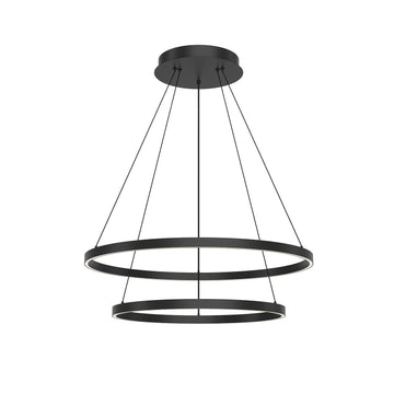 Kuzco Lighting LED Chandelier from the Cerchio collection in Black finish