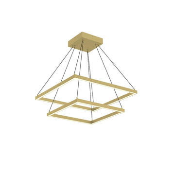 Kuzco Lighting LED Chandelier from the Piazza collection in Brushed Gold finish