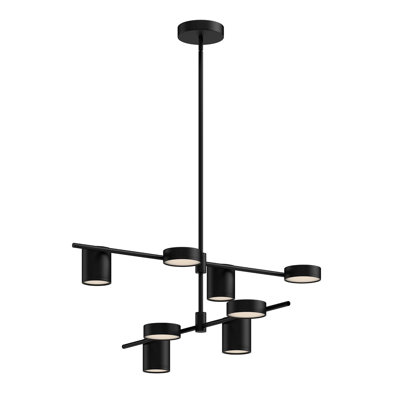 Kuzco Lighting LED Chandelier from the Jayden collection in Black finish