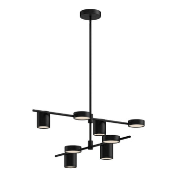 Kuzco Lighting LED Chandelier from the Jayden collection in Black finish