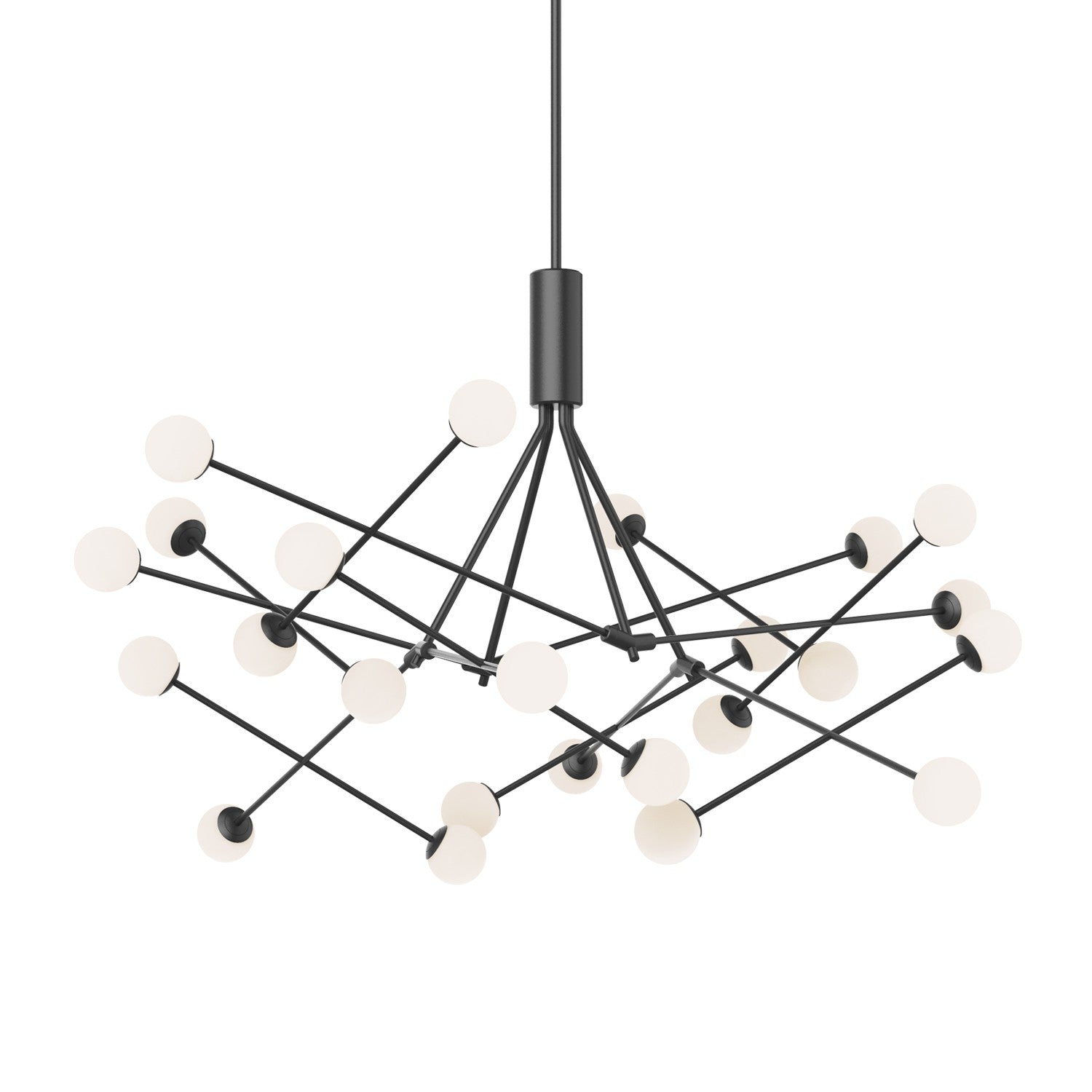 Kuzco Lighting LED Chandelier from the Moto collection in Black finish