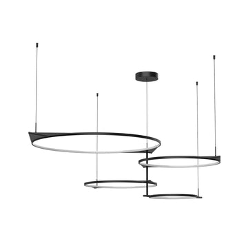 Kuzco Lighting LED Pendant from the Serif collection in Black finish