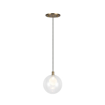 Kuzco Lighting LED Pendant from the Bolla collection in Brushed Gold finish