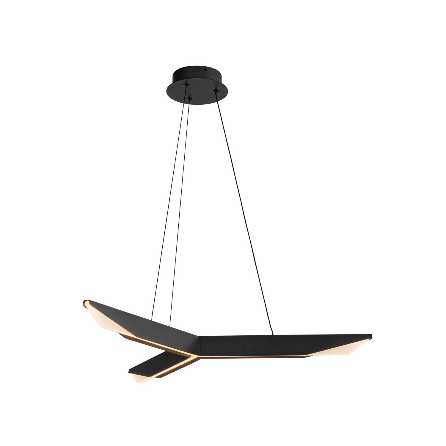 Kuzco Lighting LED Pendant from the Tachi collection in Urban Bronze finish