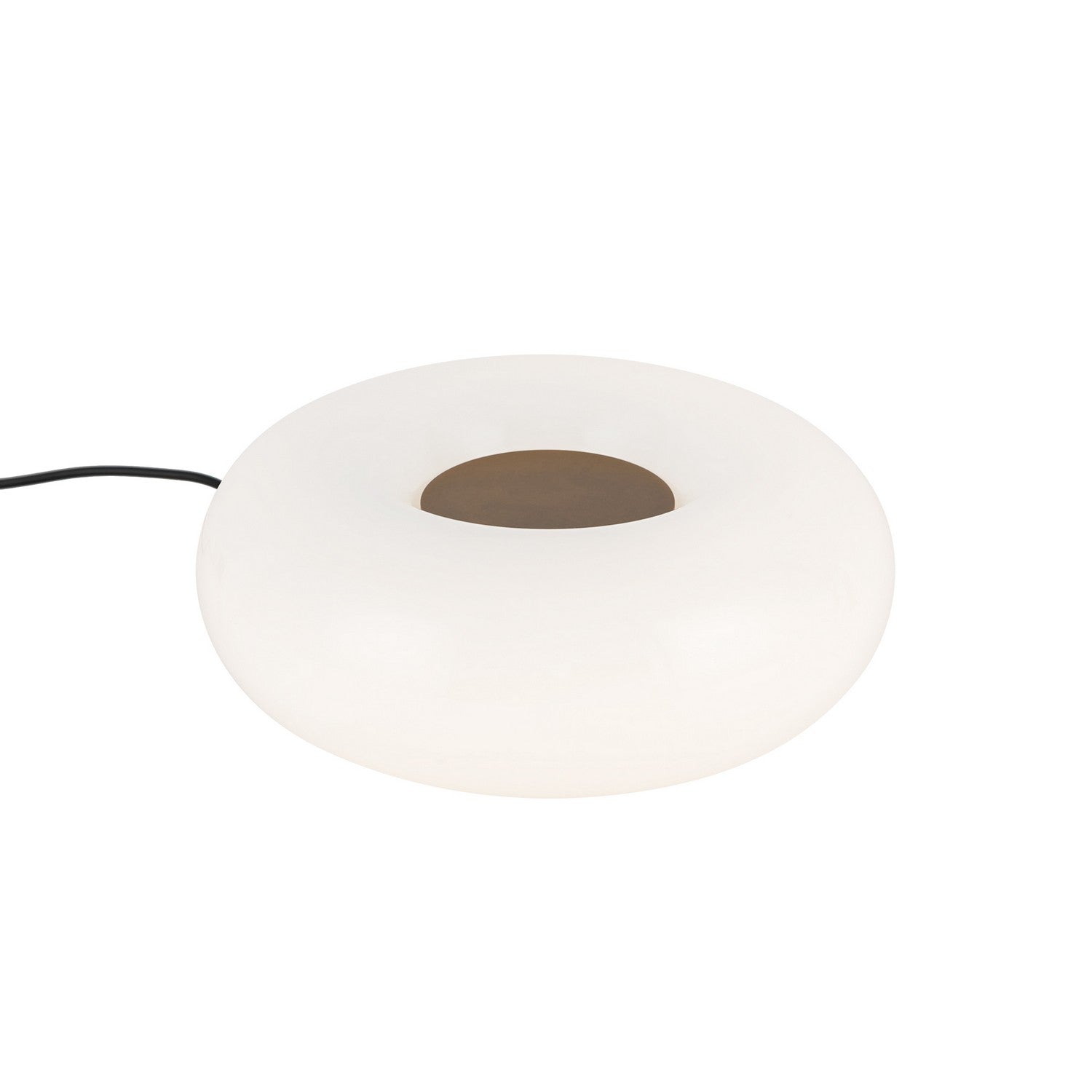 Kuzco Lighting LED Table Lamp from the Nimbus collection in Vintage Brass/Opal Glass finish