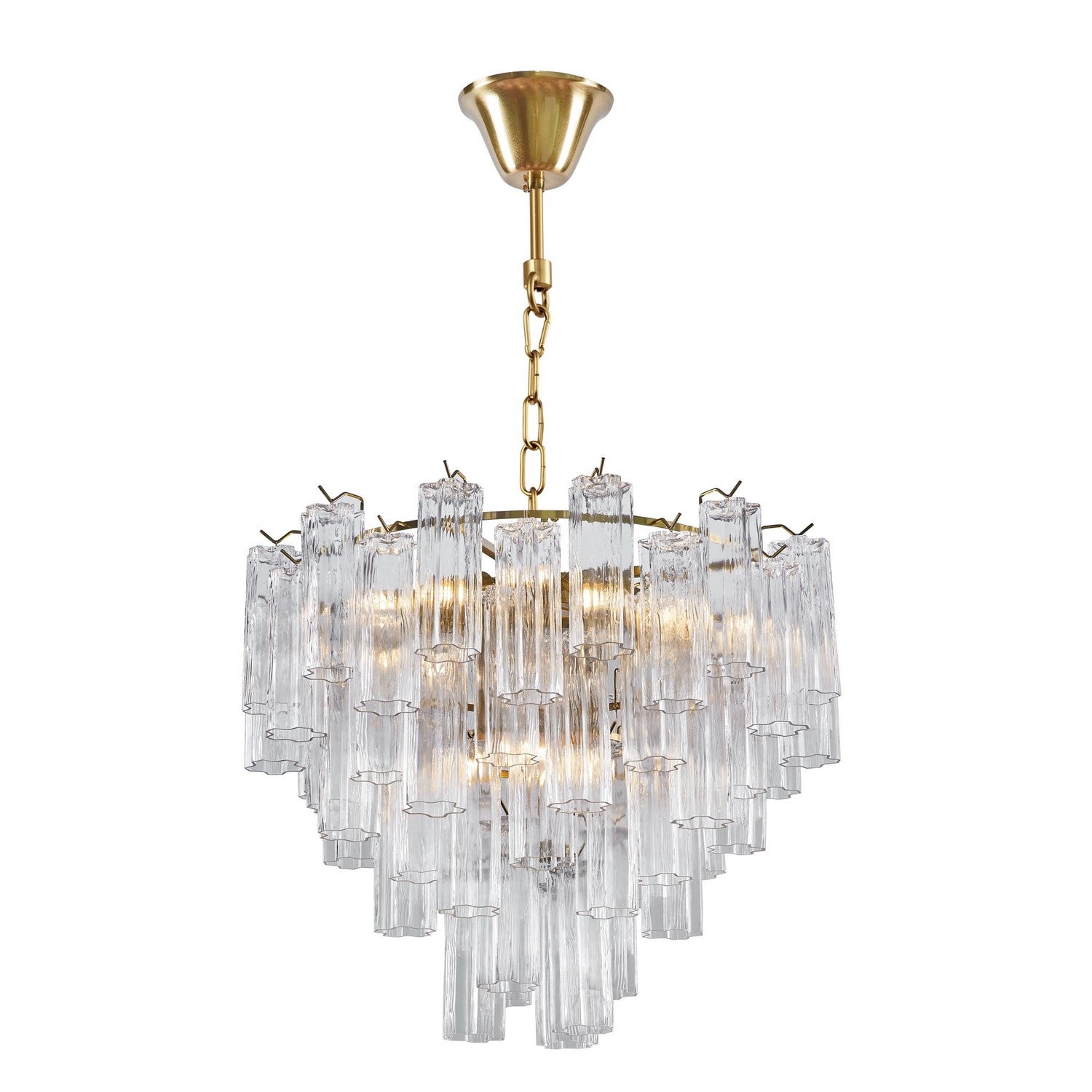 Artcraft 16 Light Chandelier from the Sophia collection in Brass finish
