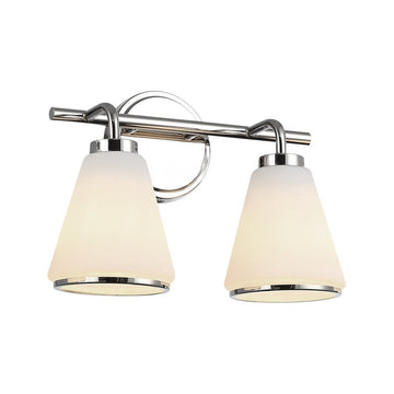 Artcraft Two Light Bathroom Vanity from the Zoey collection in Polished Nickel finish