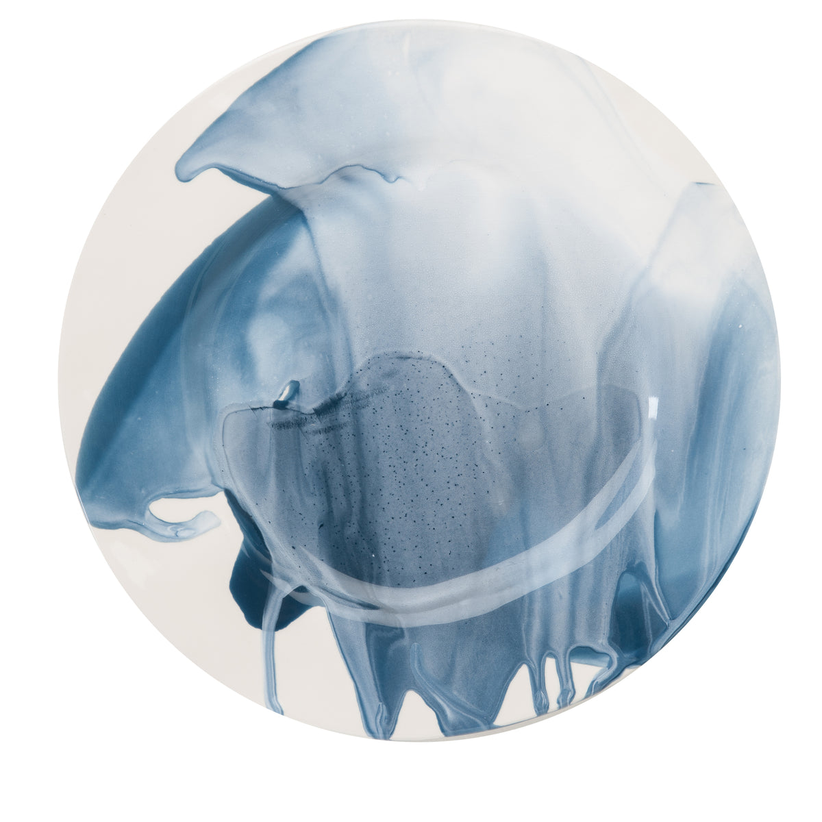 Abigails Splash, Ceramic Dinner Plate, Set of 4