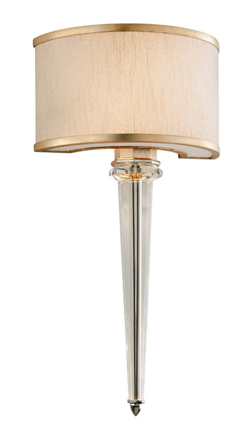 Corbett Lighting Six Light Wall Sconce from the Harlow collection in Tranquility Silver Leaf finish