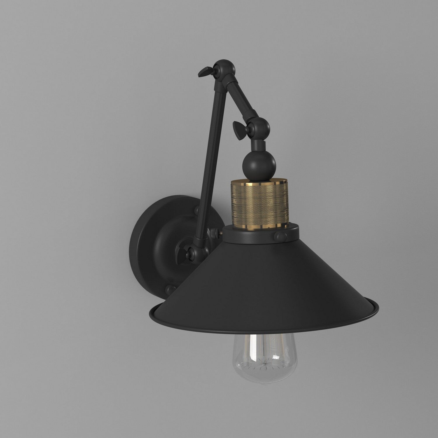 Artcraft One Light Wall Sconce from the Jersey collection in Vintage Brass finish