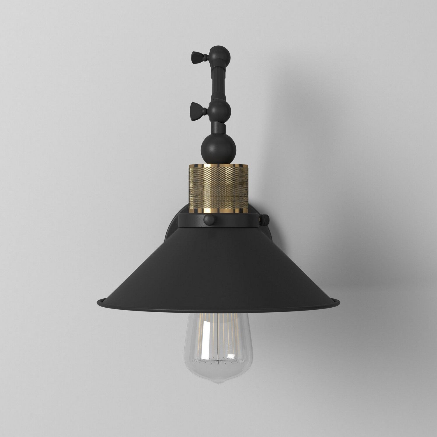 Artcraft One Light Wall Sconce from the Jersey collection in Vintage Brass finish