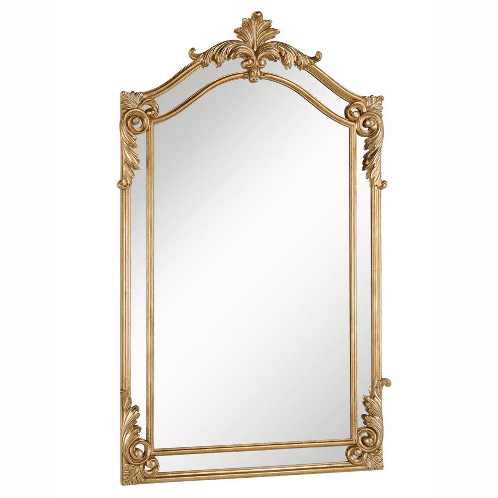 Elegant Lighting Mirror from the Antique collection in Antique Gold Leaf finish