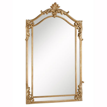 Elegant Lighting Mirror from the Antique collection in Antique Gold Leaf finish