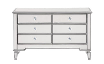 Elegant Lighting Dresser from the Contempo collection in Hand Rubbed Antique Silver finish