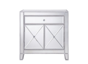 Elegant Lighting Cabinet from the Contempo collection in Silver finish