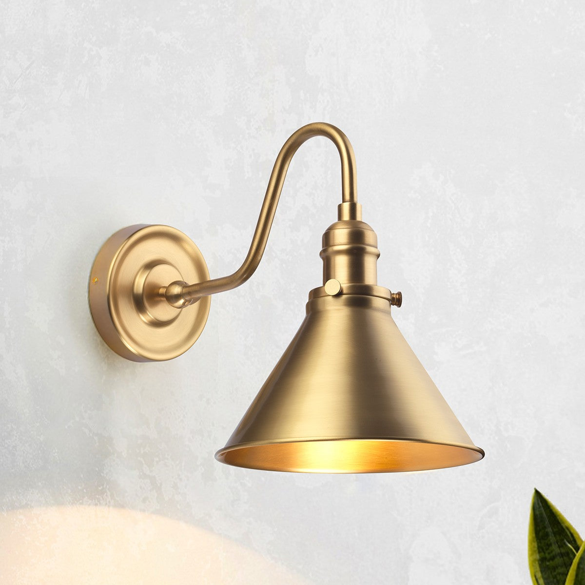Lucas + McKearn One Light Wall Sconce from the Provence collection in Aged Brass finish