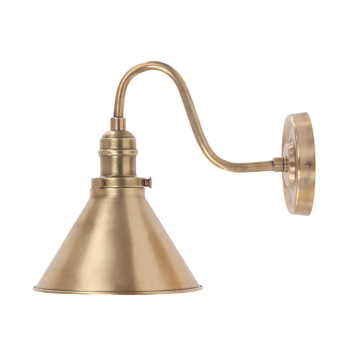 Lucas + McKearn One Light Wall Sconce from the Provence collection in Aged Brass finish