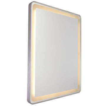 Artcraft LED Mirror from the Reflections collection in Brushed Aluminum finish